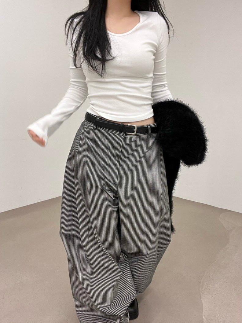 細條紋牛仔斜紋褲(男女裝)